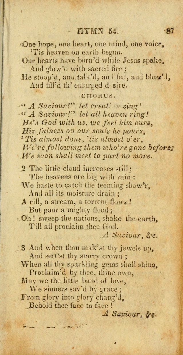 A New Selection of Hymns and Spiritual Songs: designed for prayer, conference and camp-meetings page 87