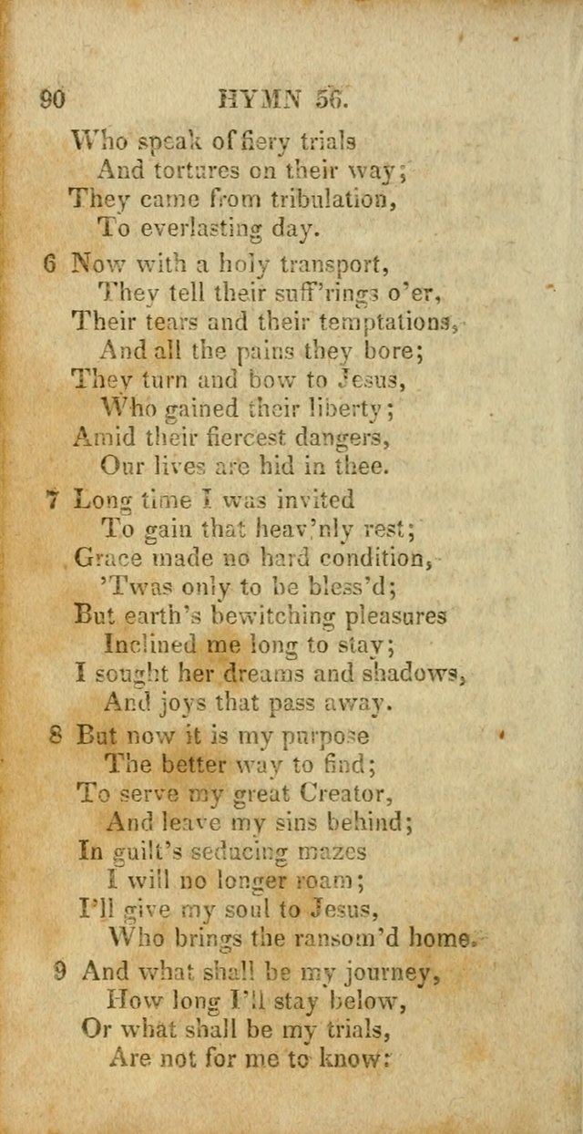 A New Selection of Hymns and Spiritual Songs: designed for prayer, conference and camp-meetings page 90