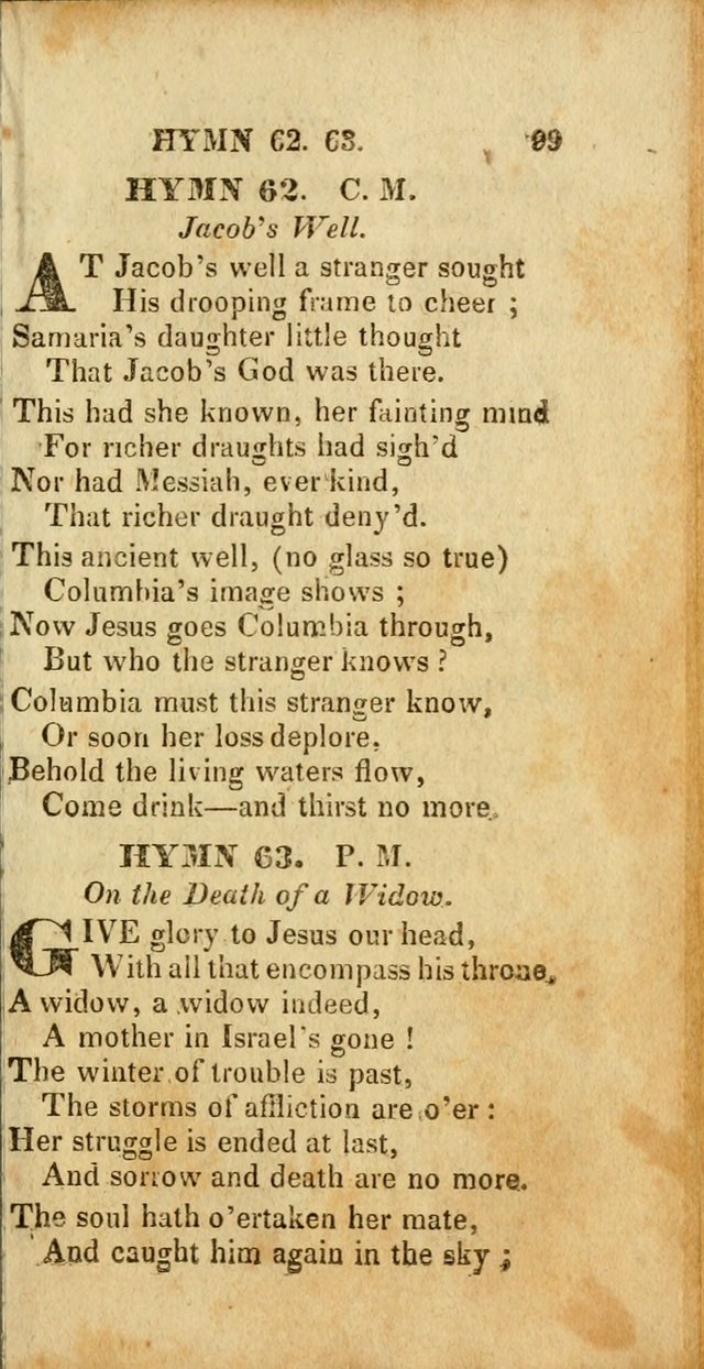 A New Selection of Hymns and Spiritual Songs: designed for prayer, conference and camp-meetings page 99