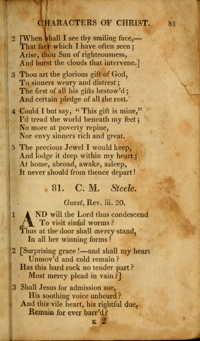 A New Selection of Nearly Eight Hundred Evangelical Hymns, from More than  200 Authors in England, Scotland, Ireland, & America, including a great number of originals, alphabetically arranged page 118