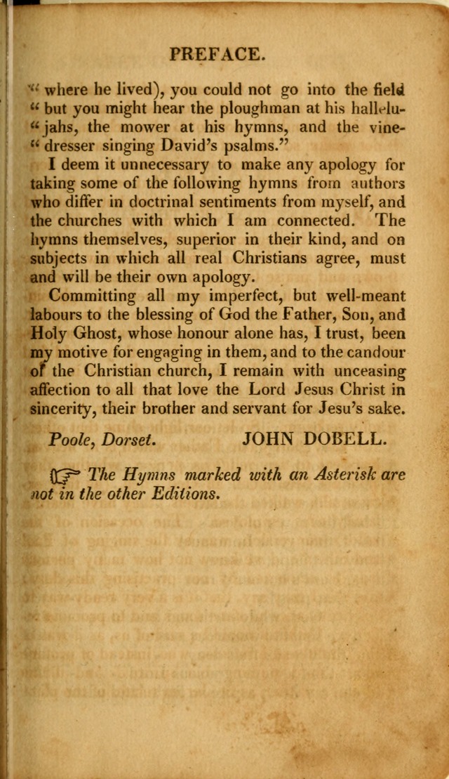 A New Selection of Nearly Eight Hundred Evangelical Hymns, from More than  200 Authors in England, Scotland, Ireland, & America, including a great number of originals, alphabetically arranged page 12