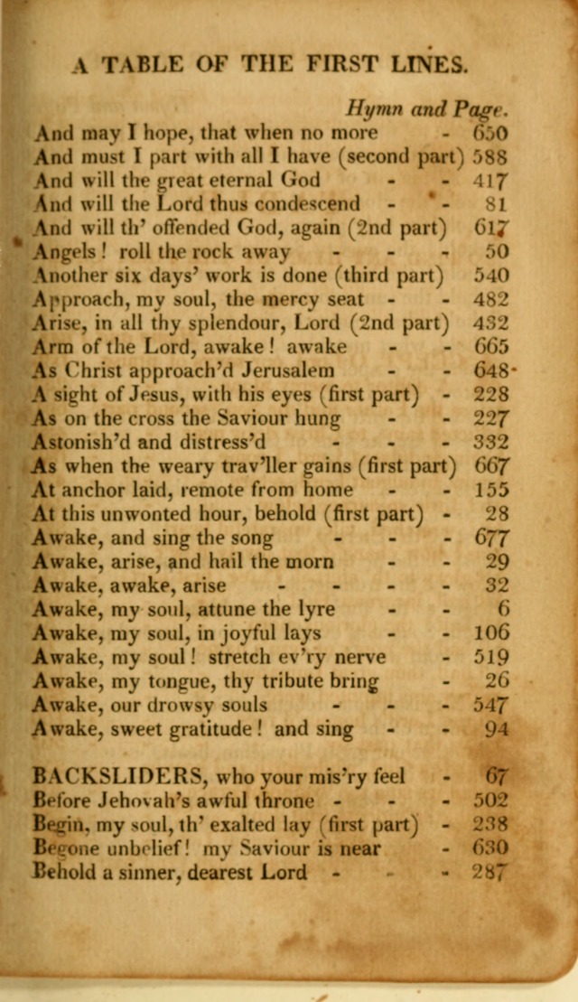 A New Selection of Nearly Eight Hundred Evangelical Hymns, from More than  200 Authors in England, Scotland, Ireland, & America, including a great number of originals, alphabetically arranged page 14