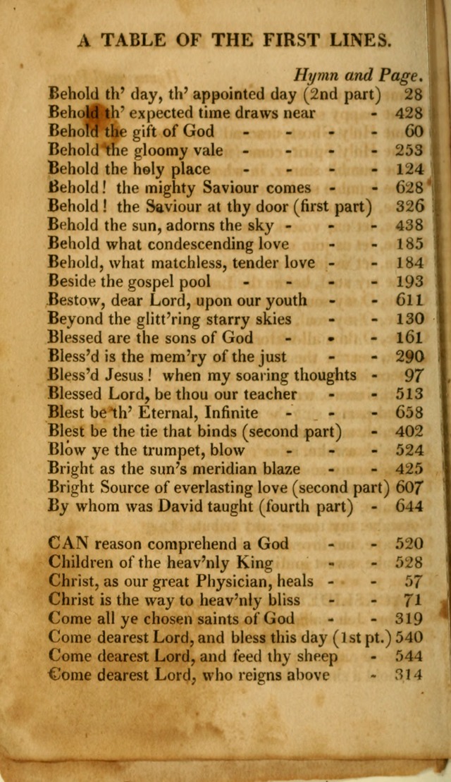 A New Selection of Nearly Eight Hundred Evangelical Hymns, from More than  200 Authors in England, Scotland, Ireland, & America, including a great number of originals, alphabetically arranged page 15