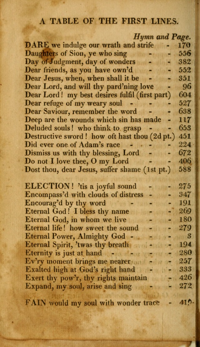 A New Selection of Nearly Eight Hundred Evangelical Hymns, from More than  200 Authors in England, Scotland, Ireland, & America, including a great number of originals, alphabetically arranged page 17