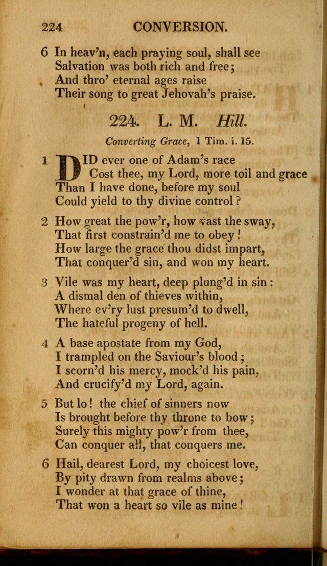 A New Selection of Nearly Eight Hundred Evangelical Hymns, from More than  200 Authors in England, Scotland, Ireland, & America, including a great number of originals, alphabetically arranged page 247