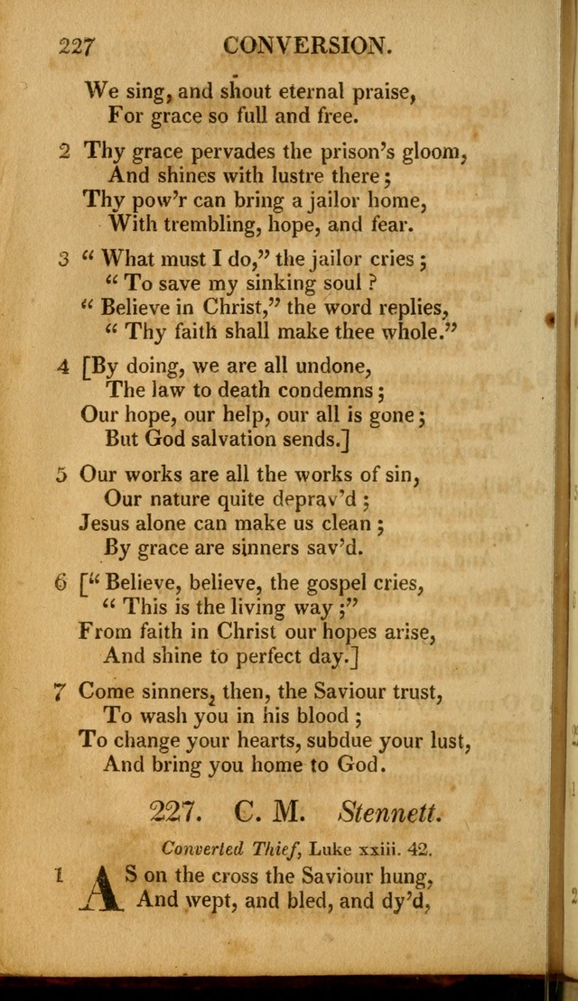 A New Selection of Nearly Eight Hundred Evangelical Hymns, from More than  200 Authors in England, Scotland, Ireland, & America, including a great number of originals, alphabetically arranged page 249