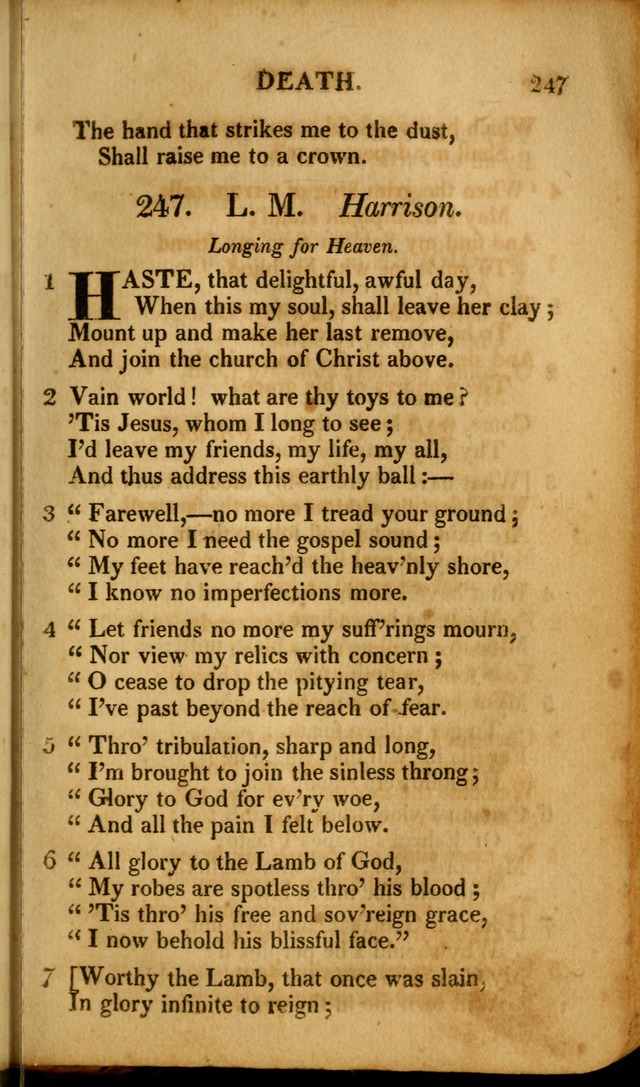 A New Selection of Nearly Eight Hundred Evangelical Hymns, from More than  200 Authors in England, Scotland, Ireland, & America, including a great number of originals, alphabetically arranged page 276