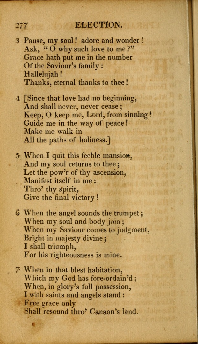 A New Selection of Nearly Eight Hundred Evangelical Hymns, from More than  200 Authors in England, Scotland, Ireland, & America, including a great number of originals, alphabetically arranged page 309