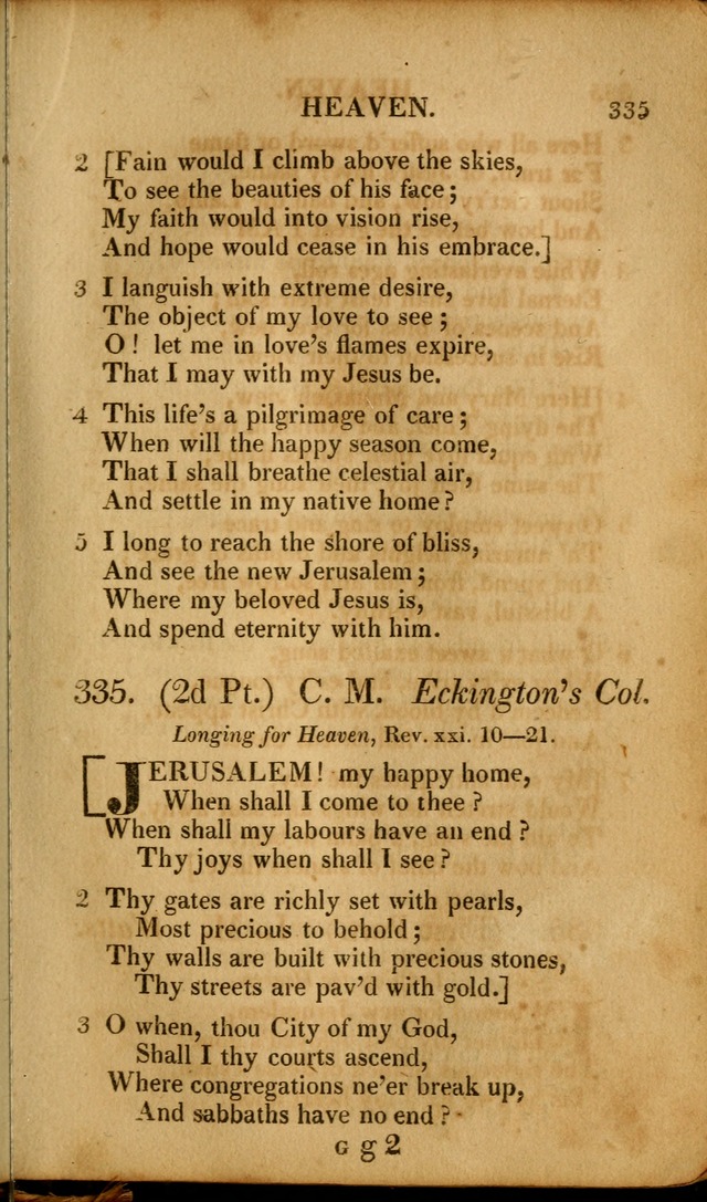 A New Selection of Nearly Eight Hundred Evangelical Hymns, from More than  200 Authors in England, Scotland, Ireland, & America, including a great number of originals, alphabetically arranged page 356