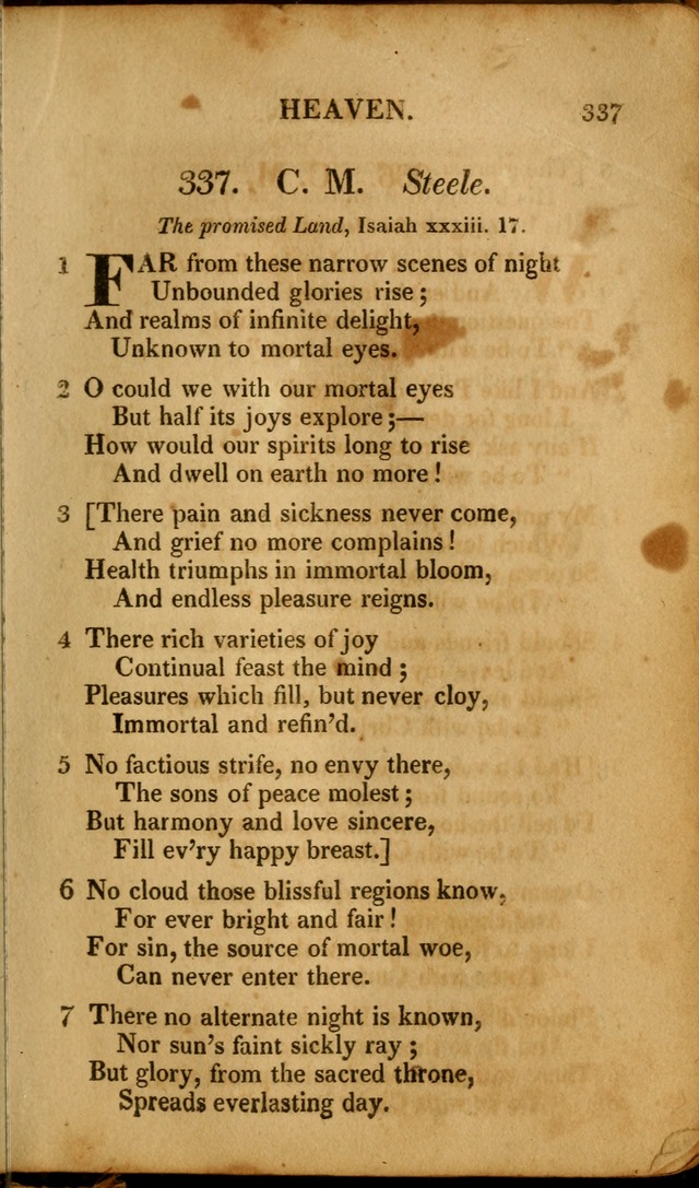 A New Selection of Nearly Eight Hundred Evangelical Hymns, from More than  200 Authors in England, Scotland, Ireland, & America, including a great number of originals, alphabetically arranged page 358