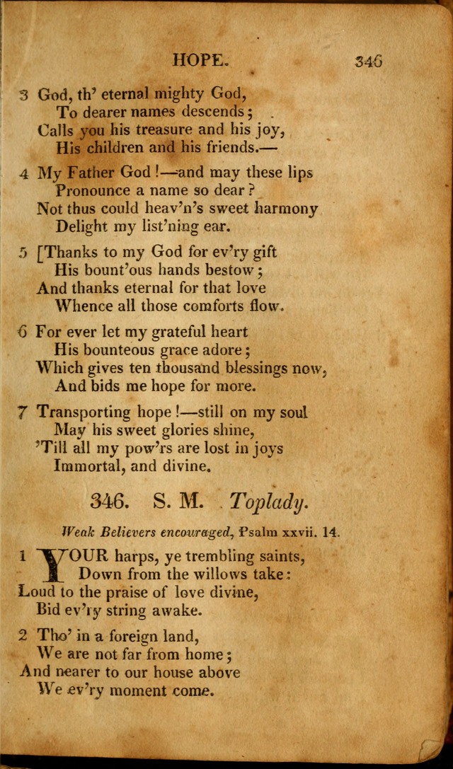 A New Selection of Nearly Eight Hundred Evangelical Hymns, from More than  200 Authors in England, Scotland, Ireland, & America, including a great number of originals, alphabetically arranged page 366