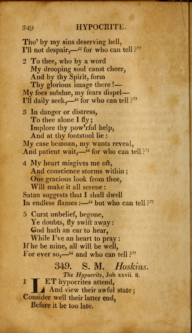 A New Selection of Nearly Eight Hundred Evangelical Hymns, from More than  200 Authors in England, Scotland, Ireland, & America, including a great number of originals, alphabetically arranged page 369