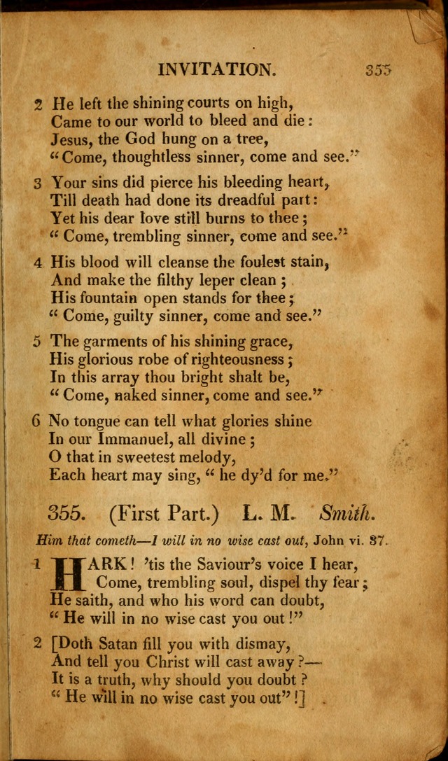 A New Selection of Nearly Eight Hundred Evangelical Hymns, from More than  200 Authors in England, Scotland, Ireland, & America, including a great number of originals, alphabetically arranged page 374