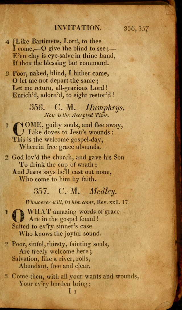 A New Selection of Nearly Eight Hundred Evangelical Hymns, from More than  200 Authors in England, Scotland, Ireland, & America, including a great number of originals, alphabetically arranged page 376