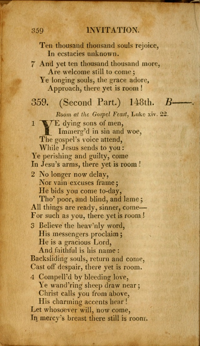 A New Selection of Nearly Eight Hundred Evangelical Hymns, from More than  200 Authors in England, Scotland, Ireland, & America, including a great number of originals, alphabetically arranged page 379