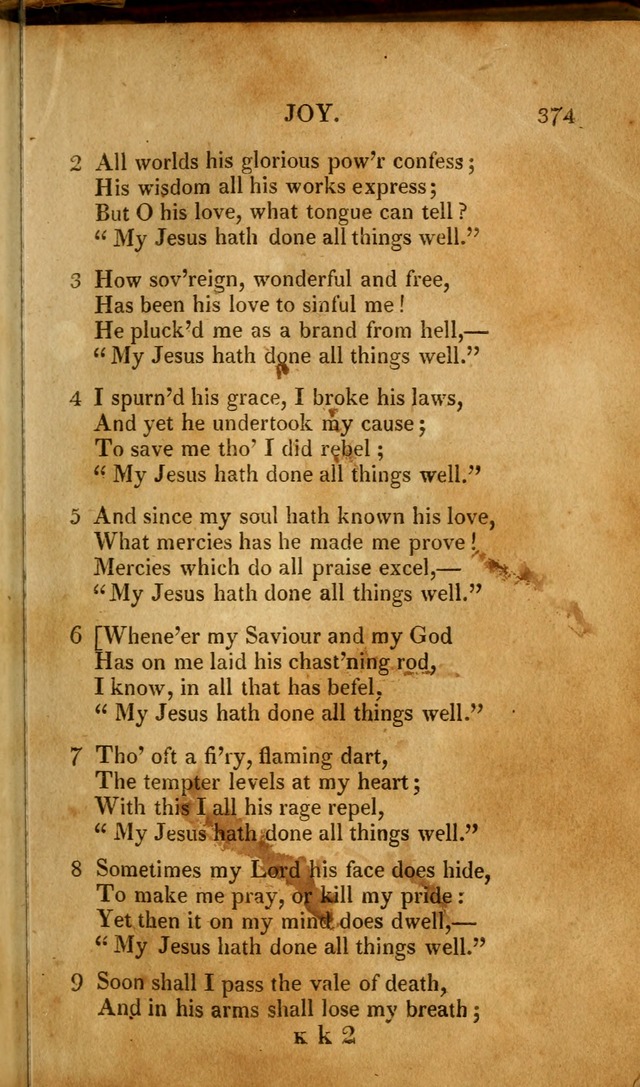 A New Selection of Nearly Eight Hundred Evangelical Hymns, from More than  200 Authors in England, Scotland, Ireland, & America, including a great number of originals, alphabetically arranged page 392