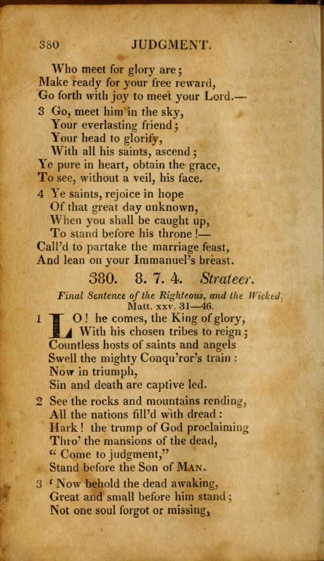 A New Selection of Nearly Eight Hundred Evangelical Hymns, from More than  200 Authors in England, Scotland, Ireland, & America, including a great number of originals, alphabetically arranged page 397