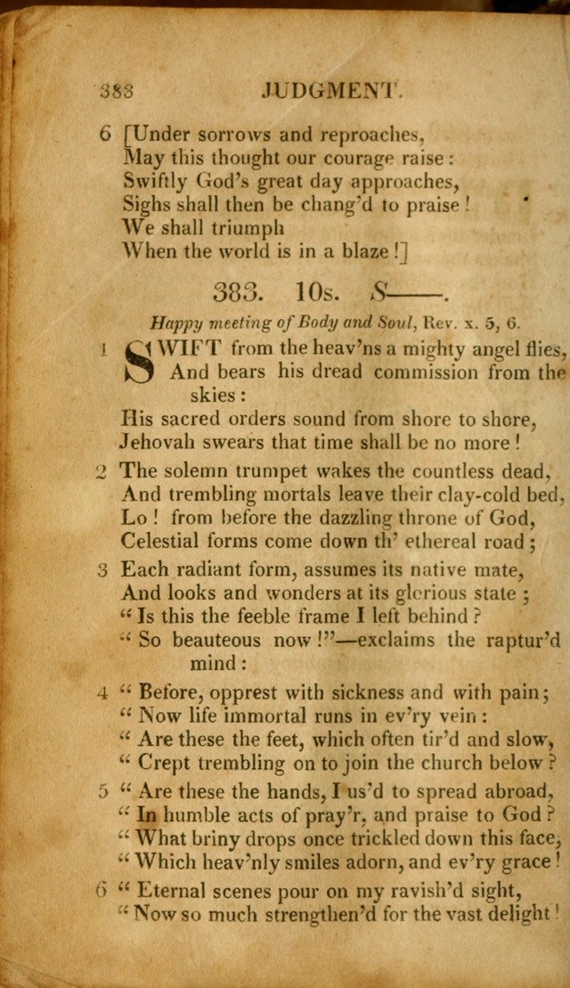 A New Selection of Nearly Eight Hundred Evangelical Hymns, from More than  200 Authors in England, Scotland, Ireland, & America, including a great number of originals, alphabetically arranged page 401