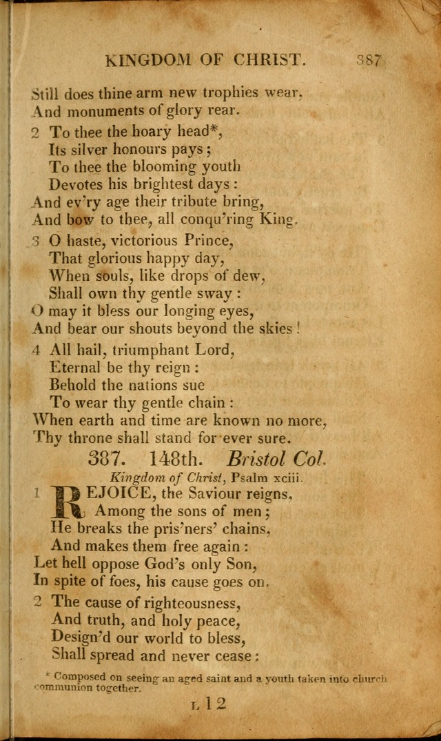 A New Selection of Nearly Eight Hundred Evangelical Hymns, from More than  200 Authors in England, Scotland, Ireland, & America, including a great number of originals, alphabetically arranged page 404