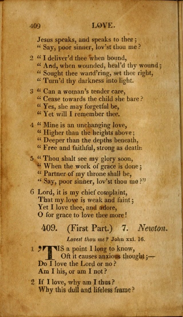 A New Selection of Nearly Eight Hundred Evangelical Hymns, from More than  200 Authors in England, Scotland, Ireland, & America, including a great number of originals, alphabetically arranged page 423