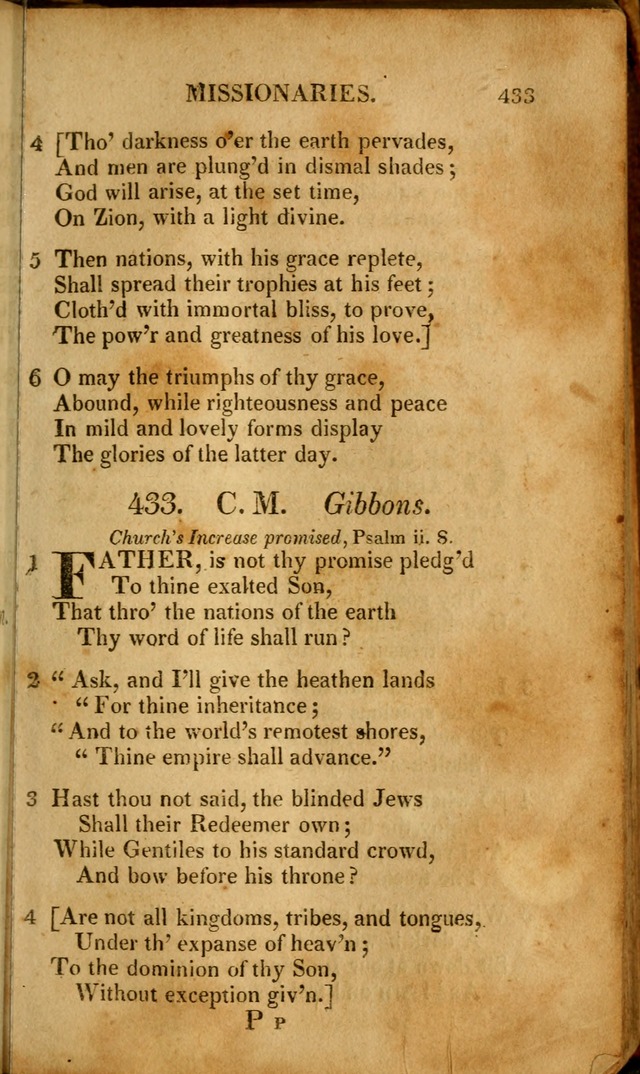 A New Selection of Nearly Eight Hundred Evangelical Hymns, from More than  200 Authors in England, Scotland, Ireland, & America, including a great number of originals, alphabetically arranged page 446