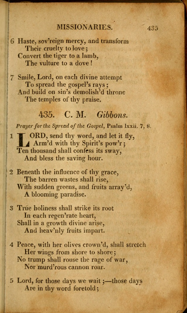 A New Selection of Nearly Eight Hundred Evangelical Hymns, from More than  200 Authors in England, Scotland, Ireland, & America, including a great number of originals, alphabetically arranged page 448