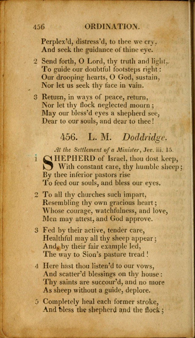 A New Selection of Nearly Eight Hundred Evangelical Hymns, from More than  200 Authors in England, Scotland, Ireland, & America, including a great number of originals, alphabetically arranged page 465