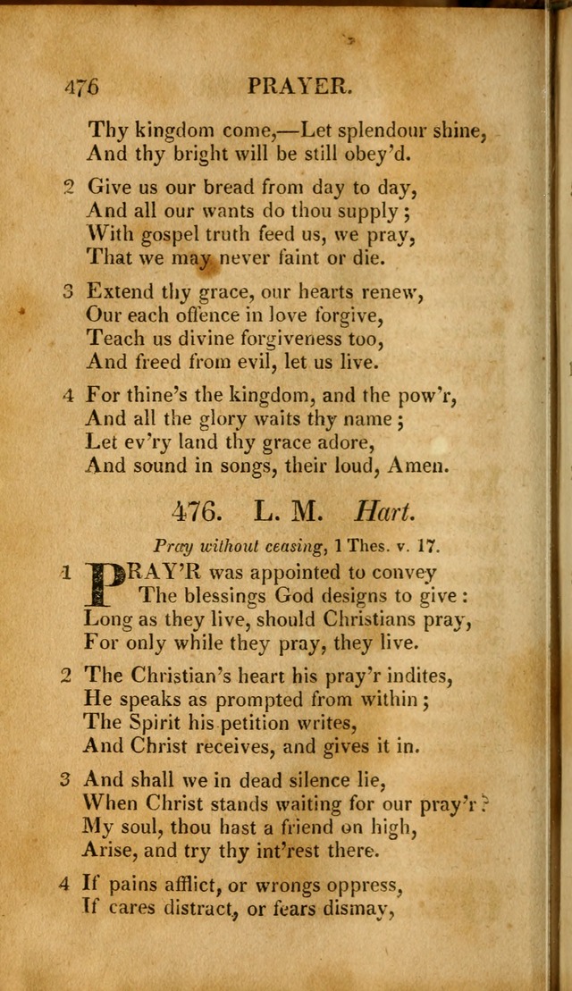 A New Selection of Nearly Eight Hundred Evangelical Hymns, from More than  200 Authors in England, Scotland, Ireland, & America, including a great number of originals, alphabetically arranged page 485