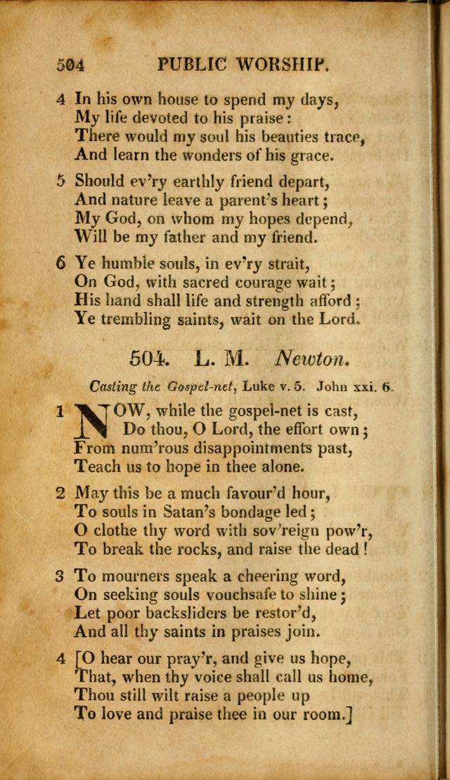 A New Selection of Nearly Eight Hundred Evangelical Hymns, from More than  200 Authors in England, Scotland, Ireland, & America, including a great number of originals, alphabetically arranged page 509