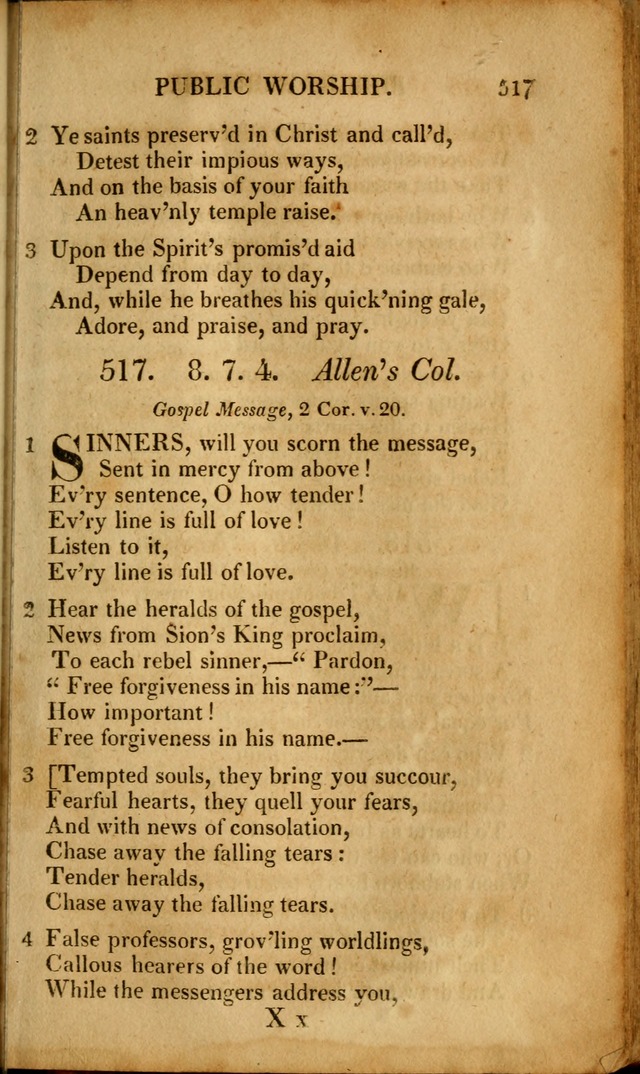 A New Selection of Nearly Eight Hundred Evangelical Hymns, from More than  200 Authors in England, Scotland, Ireland, & America, including a great number of originals, alphabetically arranged page 518