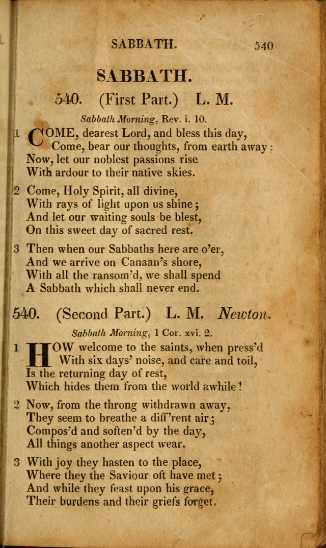 A New Selection of Nearly Eight Hundred Evangelical Hymns, from More than  200 Authors in England, Scotland, Ireland, & America, including a great number of originals, alphabetically arranged page 538