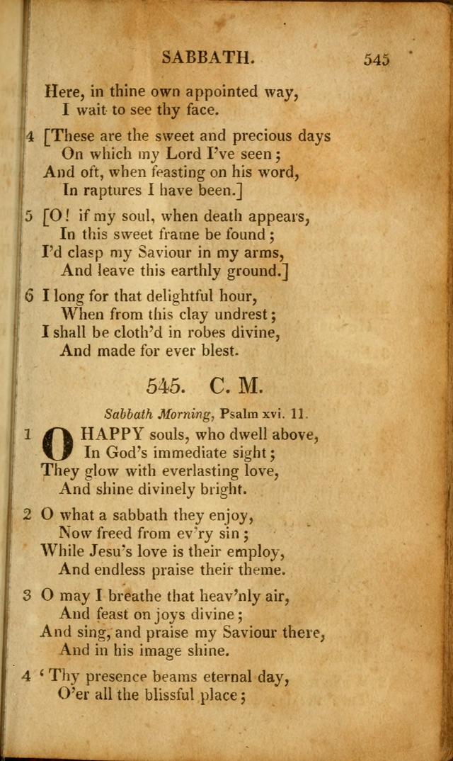 A New Selection of Nearly Eight Hundred Evangelical Hymns, from More than  200 Authors in England, Scotland, Ireland, & America, including a great number of originals, alphabetically arranged page 542