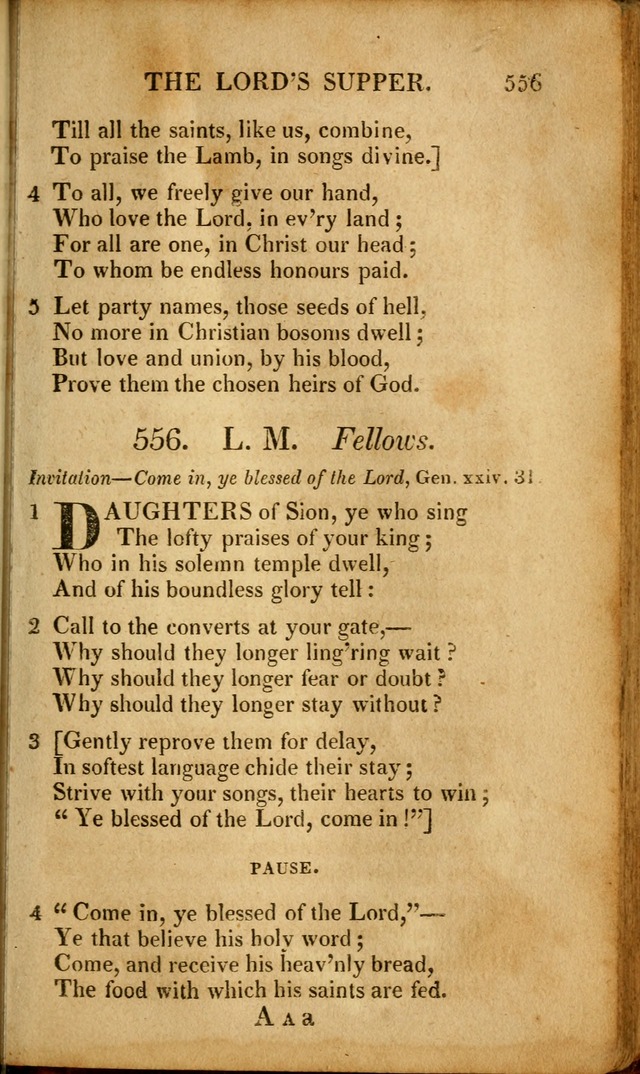 A New Selection of Nearly Eight Hundred Evangelical Hymns, from More than  200 Authors in England, Scotland, Ireland, & America, including a great number of originals, alphabetically arranged page 552