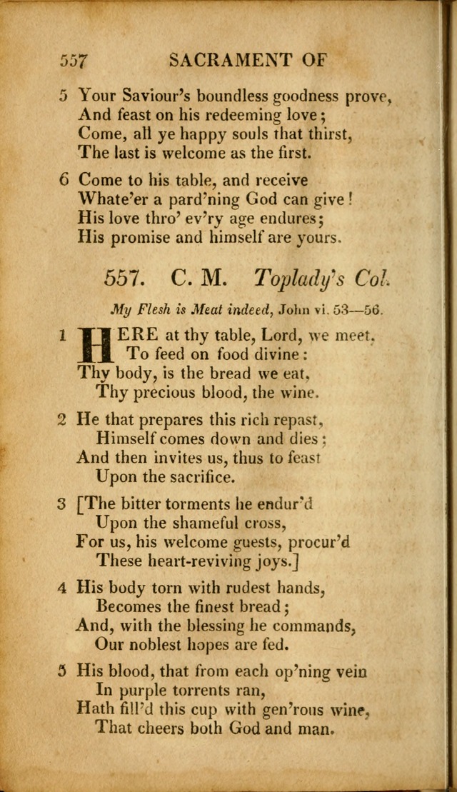 A New Selection of Nearly Eight Hundred Evangelical Hymns, from More than  200 Authors in England, Scotland, Ireland, & America, including a great number of originals, alphabetically arranged page 553