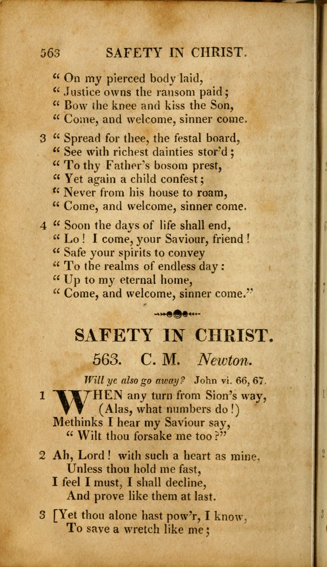 A New Selection of Nearly Eight Hundred Evangelical Hymns, from More than  200 Authors in England, Scotland, Ireland, & America, including a great number of originals, alphabetically arranged page 559