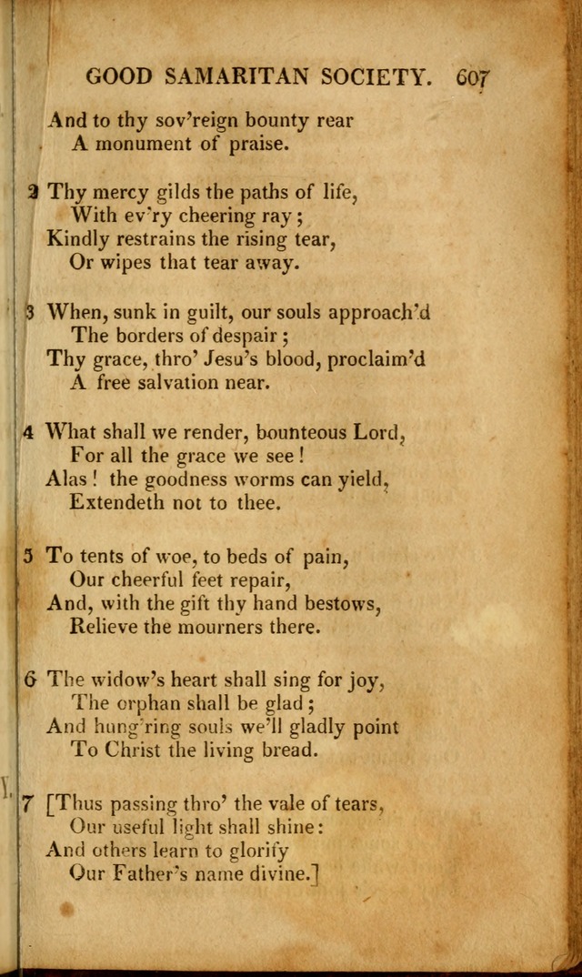 A New Selection of Nearly Eight Hundred Evangelical Hymns, from More than  200 Authors in England, Scotland, Ireland, & America, including a great number of originals, alphabetically arranged page 598