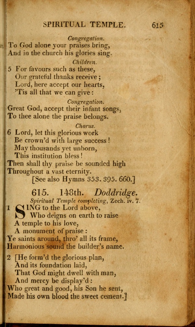 A New Selection of Nearly Eight Hundred Evangelical Hymns, from More than  200 Authors in England, Scotland, Ireland, & America, including a great number of originals, alphabetically arranged page 606