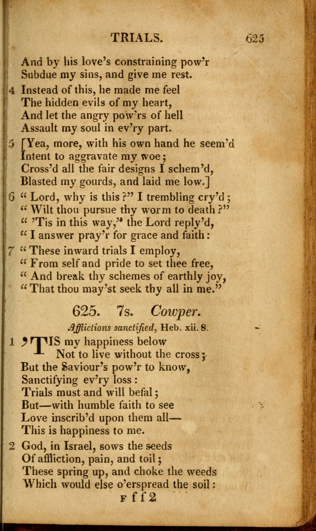 A New Selection of Nearly Eight Hundred Evangelical Hymns, from More than  200 Authors in England, Scotland, Ireland, & America, including a great number of originals, alphabetically arranged page 616