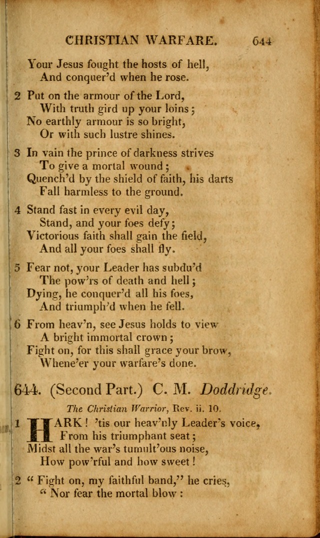 A New Selection of Nearly Eight Hundred Evangelical Hymns, from More than  200 Authors in England, Scotland, Ireland, & America, including a great number of originals, alphabetically arranged page 632