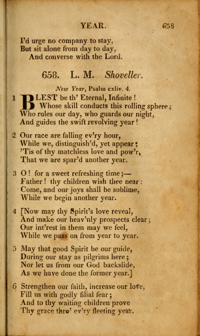 A New Selection of Nearly Eight Hundred Evangelical Hymns, from More than  200 Authors in England, Scotland, Ireland, & America, including a great number of originals, alphabetically arranged page 646