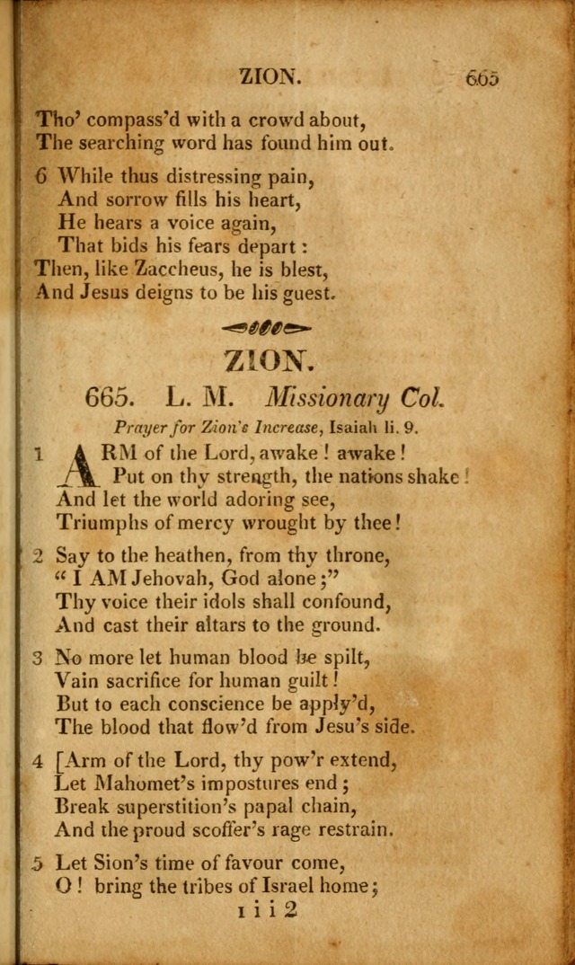 A New Selection of Nearly Eight Hundred Evangelical Hymns, from More than  200 Authors in England, Scotland, Ireland, & America, including a great number of originals, alphabetically arranged page 652