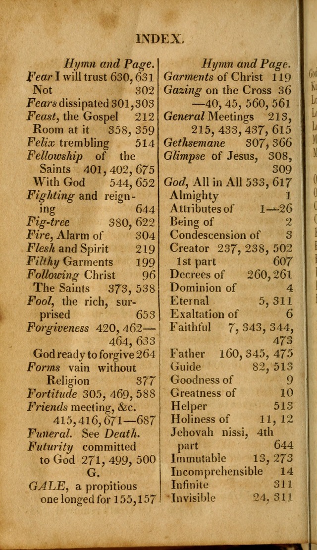 A New Selection of Nearly Eight Hundred Evangelical Hymns, from More than  200 Authors in England, Scotland, Ireland, & America, including a great number of originals, alphabetically arranged page 687