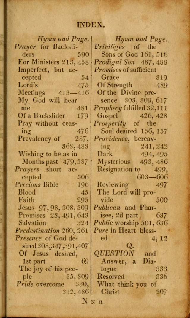 A New Selection of Nearly Eight Hundred Evangelical Hymns, from More than  200 Authors in England, Scotland, Ireland, & America, including a great number of originals, alphabetically arranged page 696