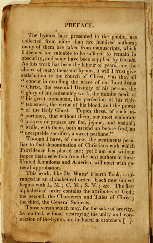 A New Selection of Nearly Eight Hundred Evangelical Hymns, from More than  200 Authors in England, Scotland, Ireland, & America, including a great number of originals, alphabetically arranged page 9