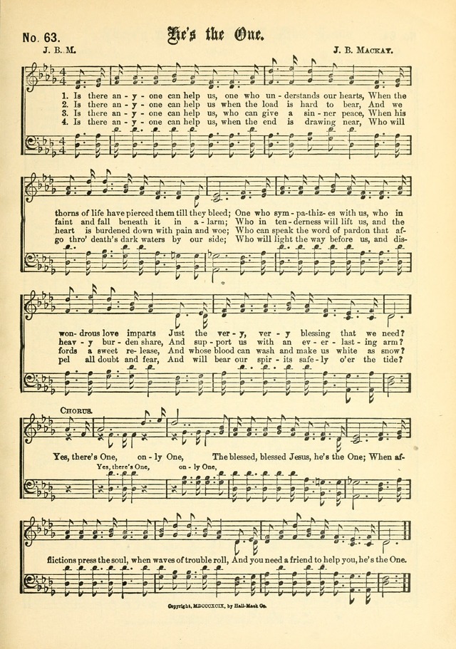 New Songs of the Gospel No. 3: for use in religious meetings page 59