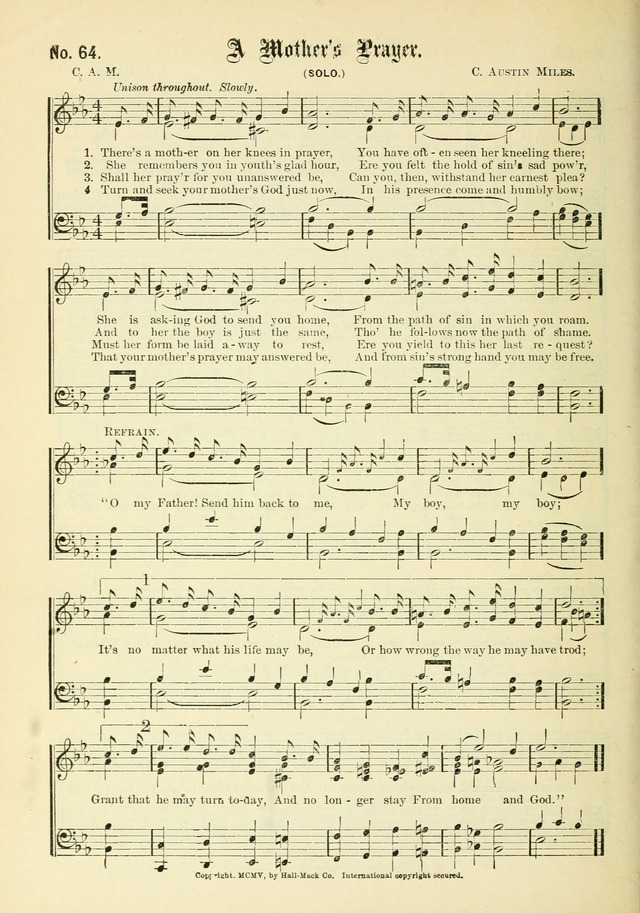 New Songs of the Gospel No. 3: for use in religious meetings page 60