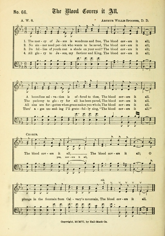 New Songs of the Gospel No. 3: for use in religious meetings page 62