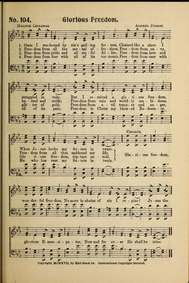 New Songs of Pentecost No. 3 page 102