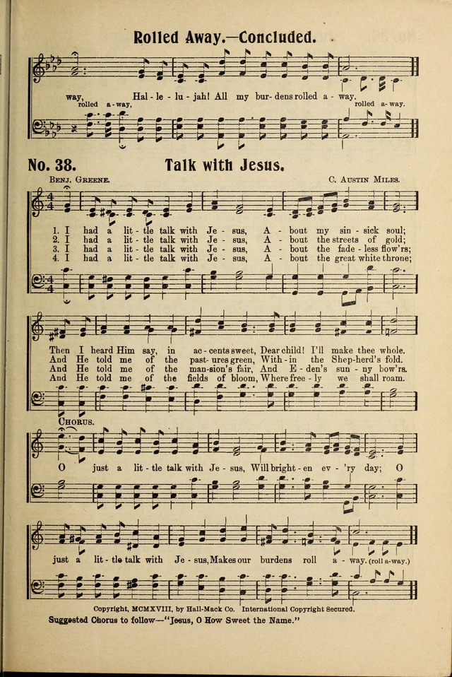 New Songs of Pentecost No. 3 page 38