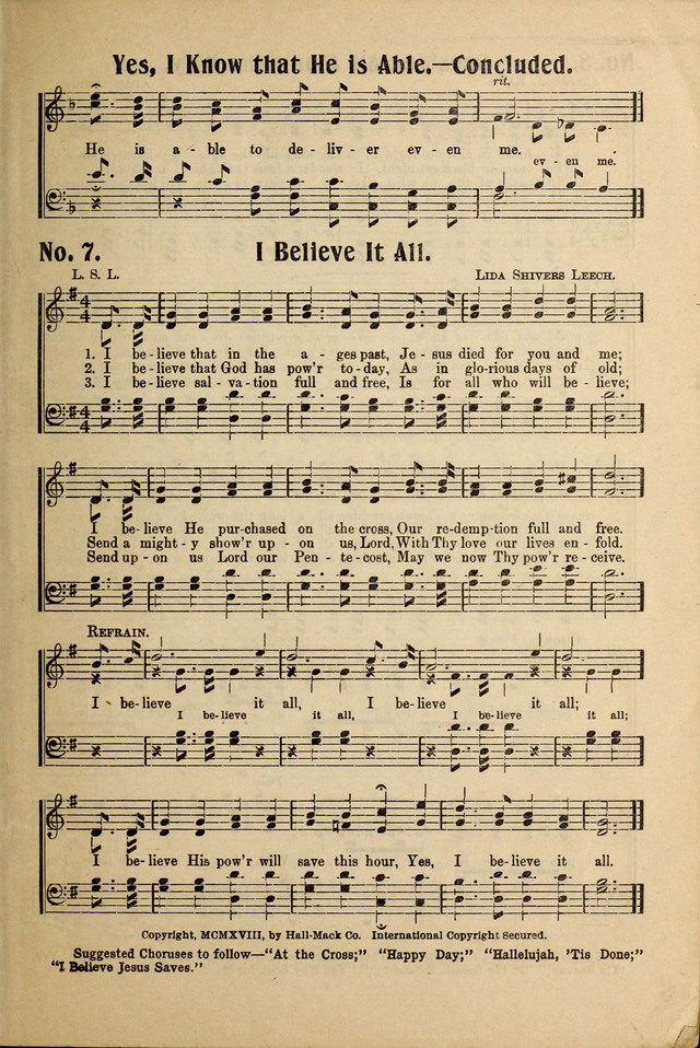 New Songs of Pentecost No. 3 page 8